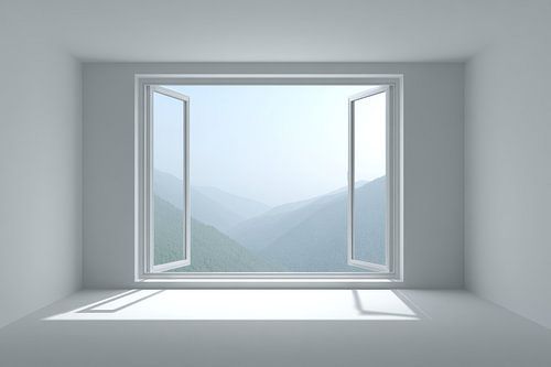 prachtig uitzicht op berglandschap