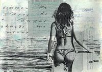 Surfer-Mädchen