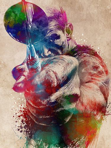 Dart speler sport kunst #dart