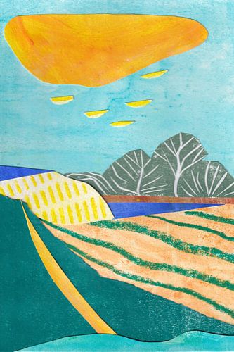 Under a Yellow Cloud