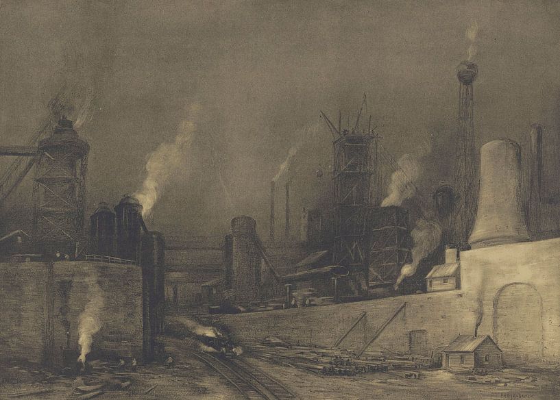 Herman Heijenbrock, Fabriek, ca 1931 van Atelier Liesjes