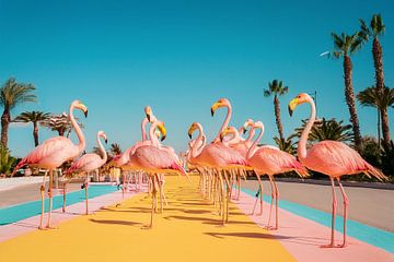 Flamingo's van Patricia Hofmeester