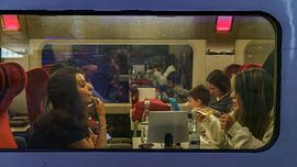 Traveling in luxury (Antwerp) by Wil Crooymans