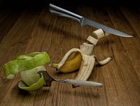 Levitation fruit en bestek