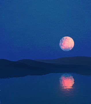 Night in the moonlight by Angel Estevez
