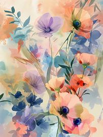 Fleurs abstraites sur Bert Nijholt