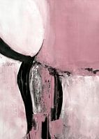 roze zwart abstract