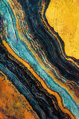 Iriserende abstracte stroom