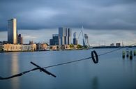 Skyline Rotterdam met een lange sluitertijd von Mark De Rooij Miniaturansicht