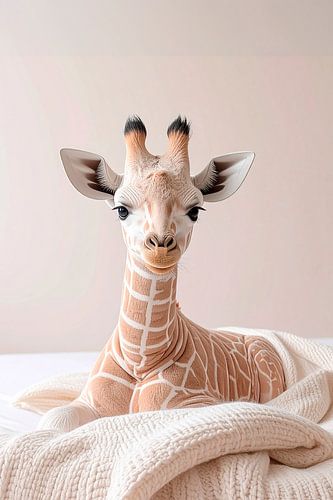 Girafje in roze...