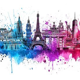 Skyline of the world by ARTemberaubend