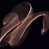 Stervende zwaan, abstract lijnenspel van Rietje Bulthuis