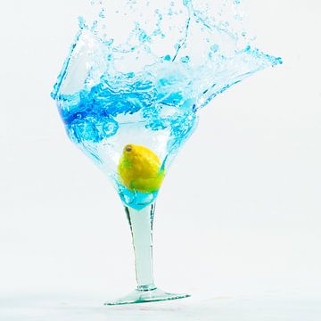 bleu splash van Edwin Hoek