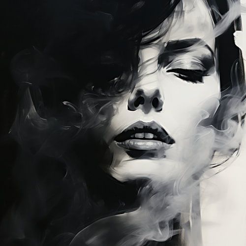 Mysticism in Monochrome - Portrait in Black and White