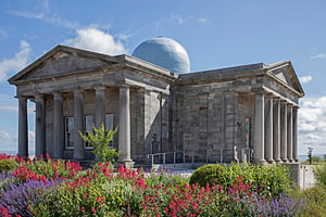 Stadtobservatorium; Calton Hill; Edinburgh; Schottland; Vereinigtes Königreich