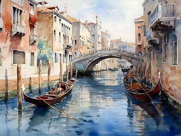 Venetië sketch van PixelPrestige