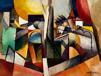 Albert Gleizes - Kubistisch landschap (1914)