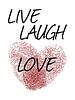 Live Laugh Love van Natalie Bruns thumbnail