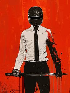 Getting the Job Done | Business Samurai Street Art
