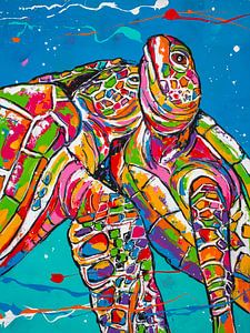 Glückliche Schildkröten von Happy Paintings