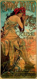 Kutschen Händler - Alphonse Mucha