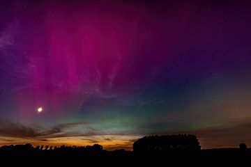 Het Noorderlicht, Aurora borealis, het Poollicht. van Rob Smit