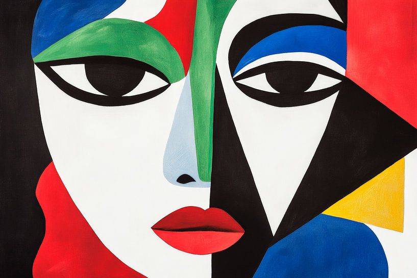 Bunte Emotionen – Gesichter der Kunst von Poster Art Shop