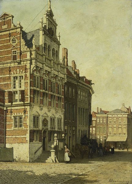 The Town Hall, The Hague, Johannes Christiaan Karel Klinkenberg by Masterful Masters