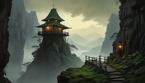 Rotswoning in de Andes