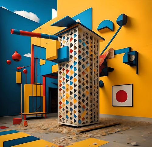 The yellow blue red unreality