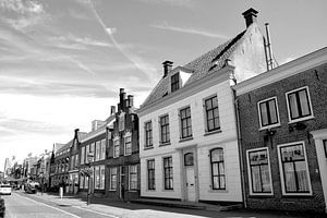 Vianen Utrecht Innere Stadt Schwarz und Weiß