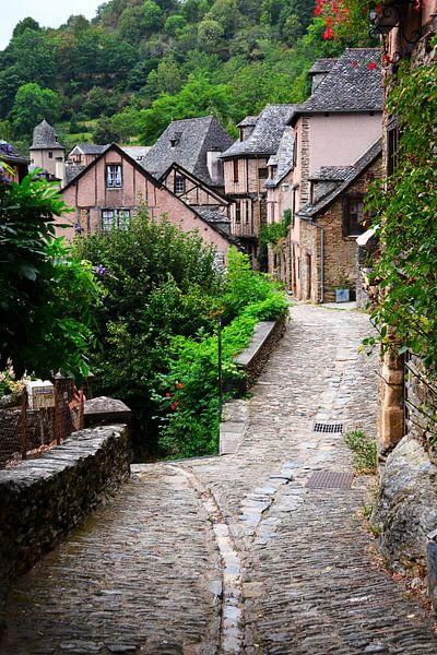 Conques, a haven of peace on the Pilgrim's Way to Santiago de Compostela by Frank Photos