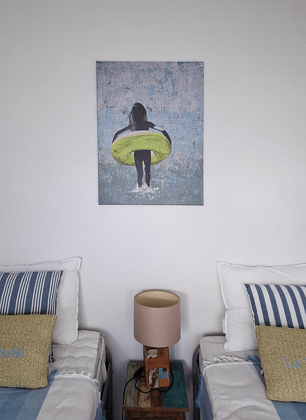 Customer photo: SUMMER GIRL by db Waterman, on canvas