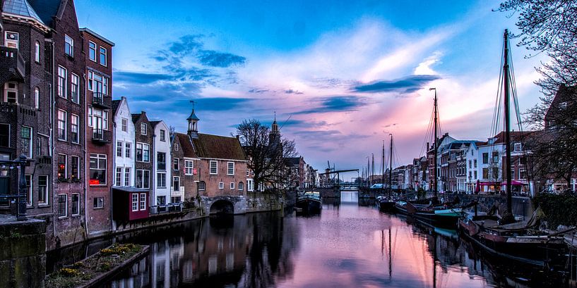 Rotterdam Delfshaven - Sunset by Sylvester Lobé