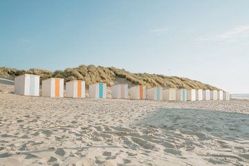 Vrolijke Strandhuisjes van Jim Abbring