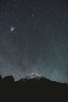 Mount Taranaki under the Stars: A Cosmic Spectacle by Ken Tempelers