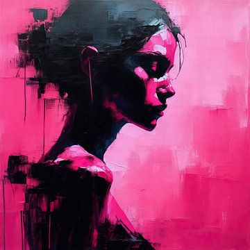Roze Zwart | Roze Reflectie van De Mooiste Kunst