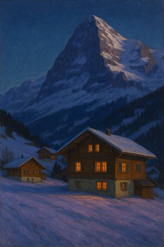 Schemering in Grindelwald