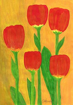 Tulipes sur Sandra Steinke