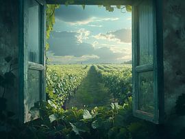 vue à travers la fenêtre sur Egon Zitter