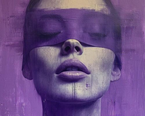 Femme portrait violet | Mauve Serenity Shade