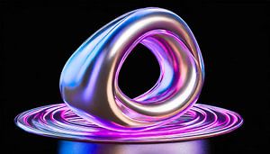 Fluid mit Verschiedene Farben