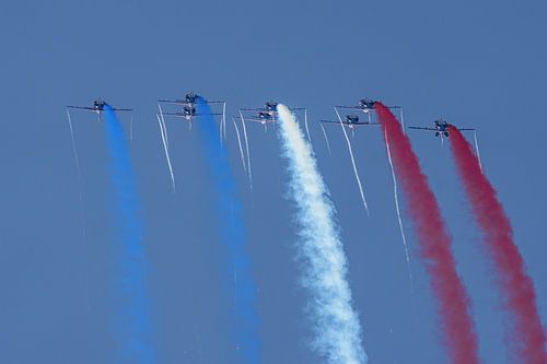 Patrouille de France 2021 in actie.