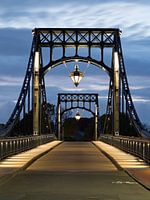 Kaiser-Wilhelm-Brug, Wilhelmshaven bij nacht