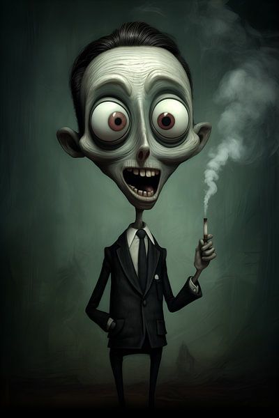 The first cigarette by Heike Hultsch