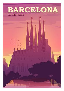 Sagrada Familia, Barcelona von Aloke Design