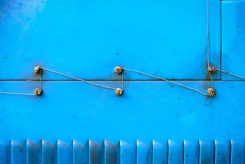 Detail op een vintage Bugatti Type 35 racewagen