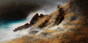 Karl Wilhelm Diefenbach, Stürmische Bucht, um 1912