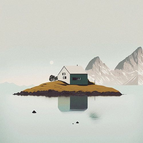 Tranquil landscape number eight