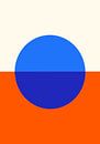 Cirkel met vierkant kleur en vormstudie van Raymond Wijngaard thumbnail
